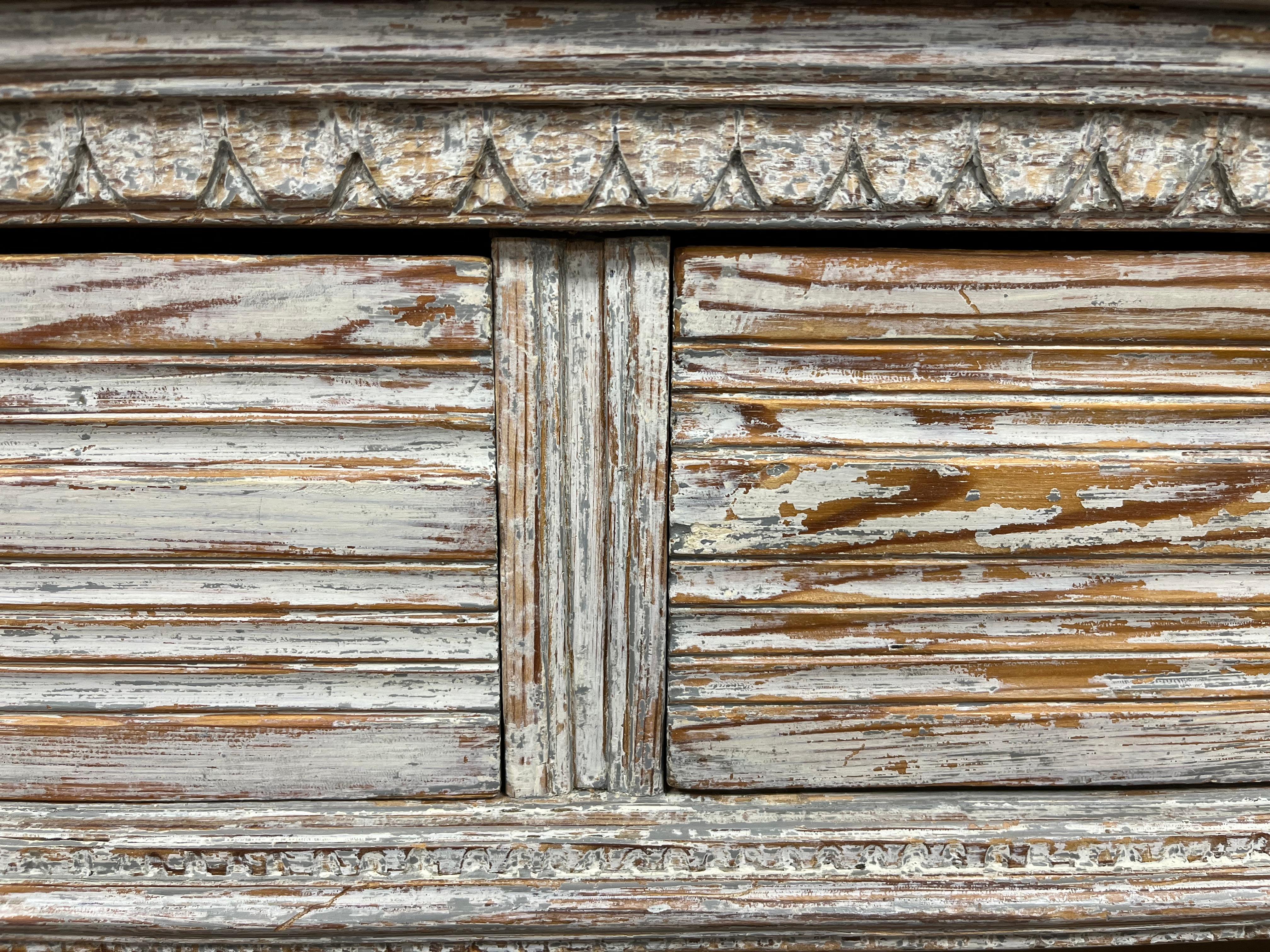 Intagliato a mano Buffet svedese tardo-gustaviano del XIX secolo in vendita