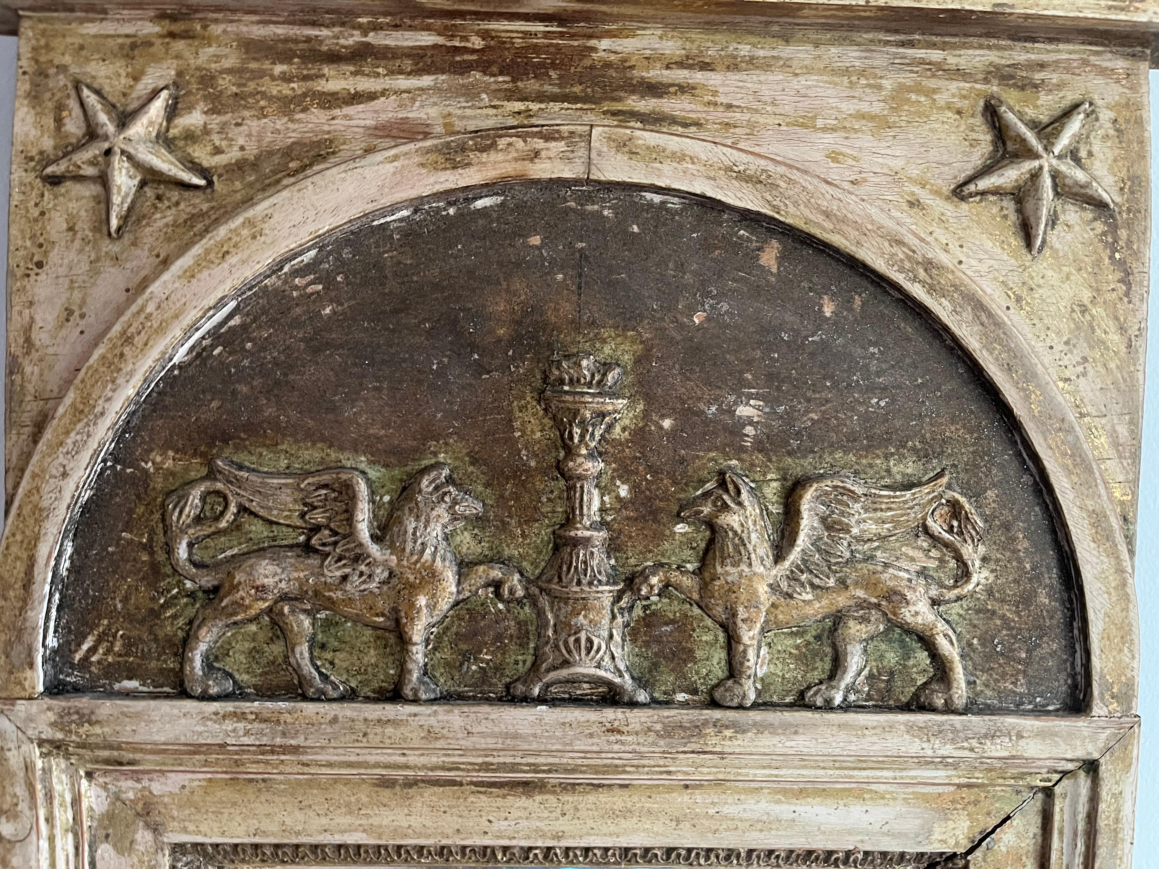 Miroir suédois de la fin de la période gustavienne du 19e siècle en vente 3