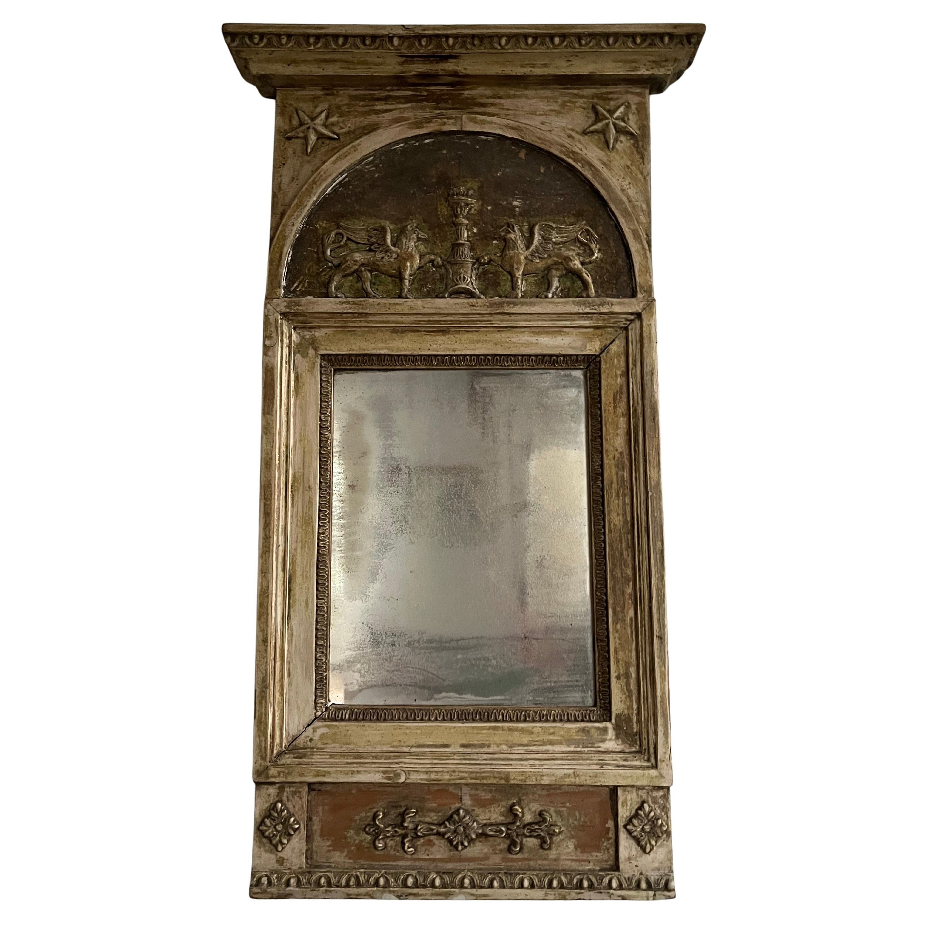 Miroir suédois de la fin de la période gustavienne du 19e siècle