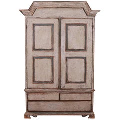 19th Century Swedish Linen Cupboard
