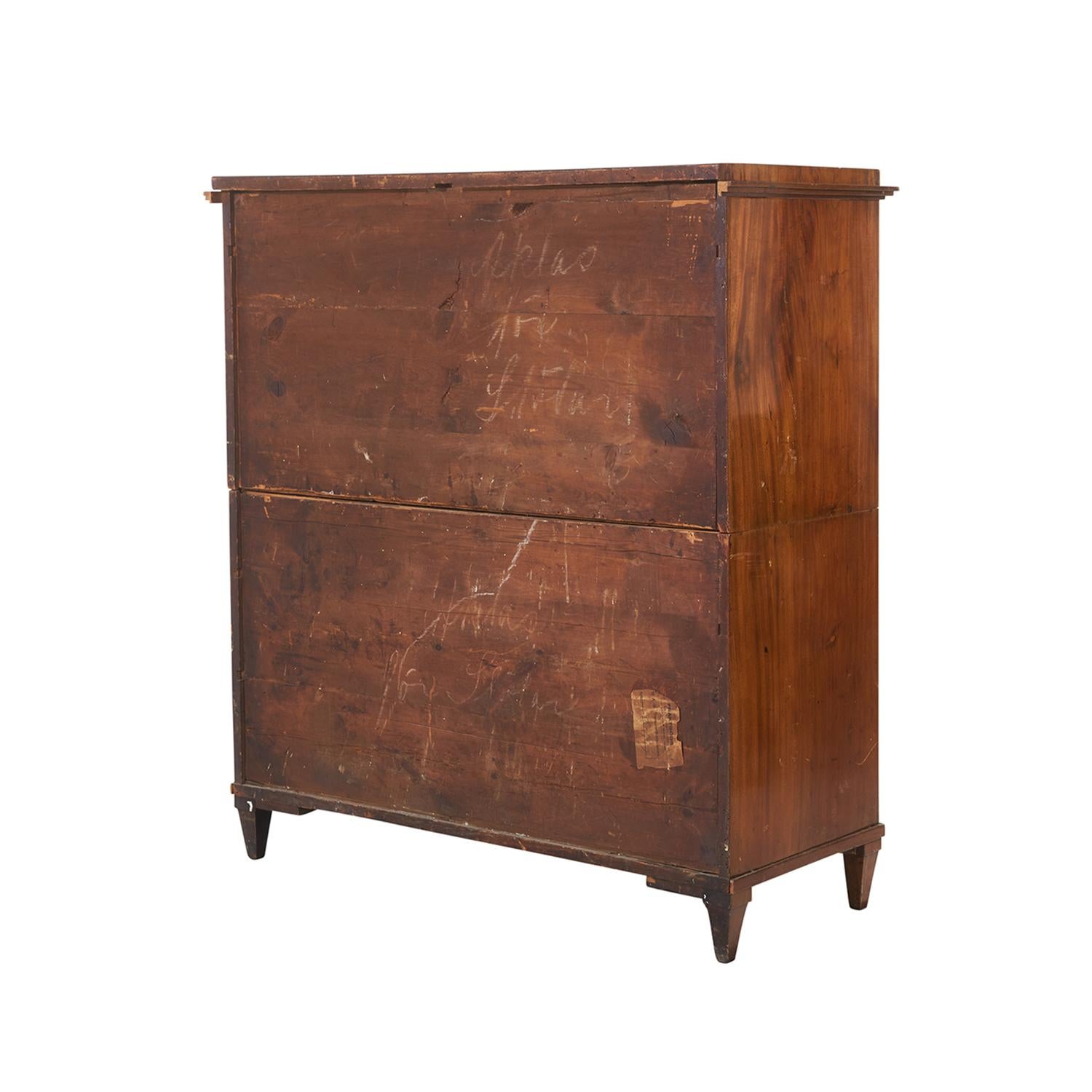 XIXe siècle Chiffonje suédois du 19ème siècle, agence d'écriture - Cabinet de Karl Johan en vente