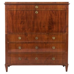 19th Century Swedish Mahogany Chiffonje, Writing Agency - Cabinet by Karl Johan