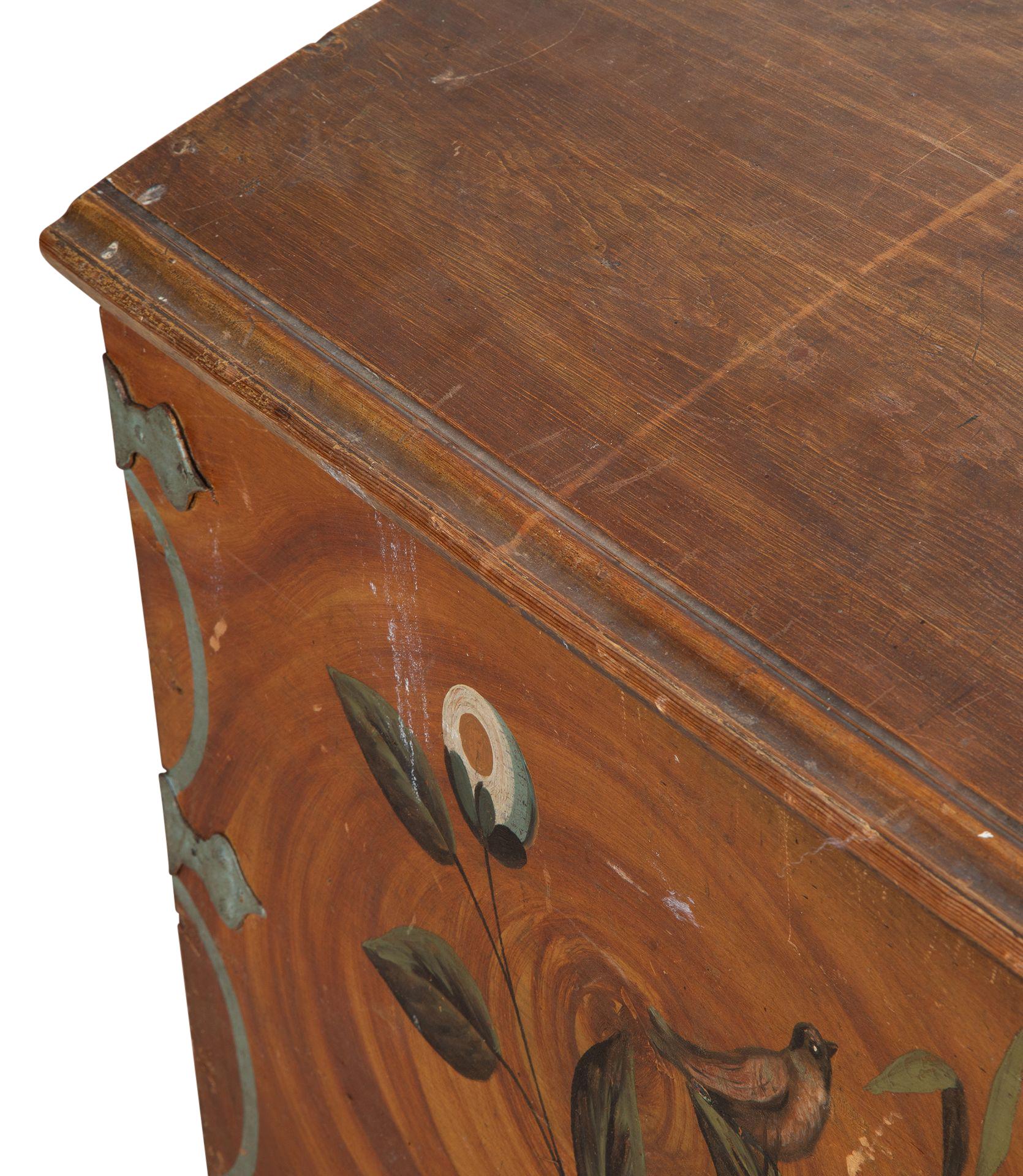 19th Century Swedish Marriage Chest For Sale 6