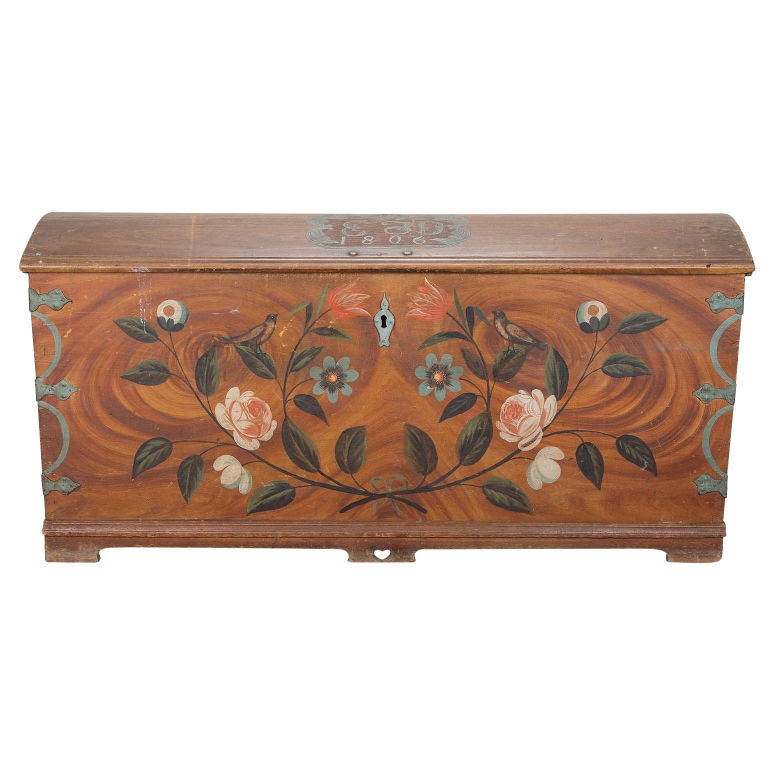 19th Century Swedish Marriage Chest