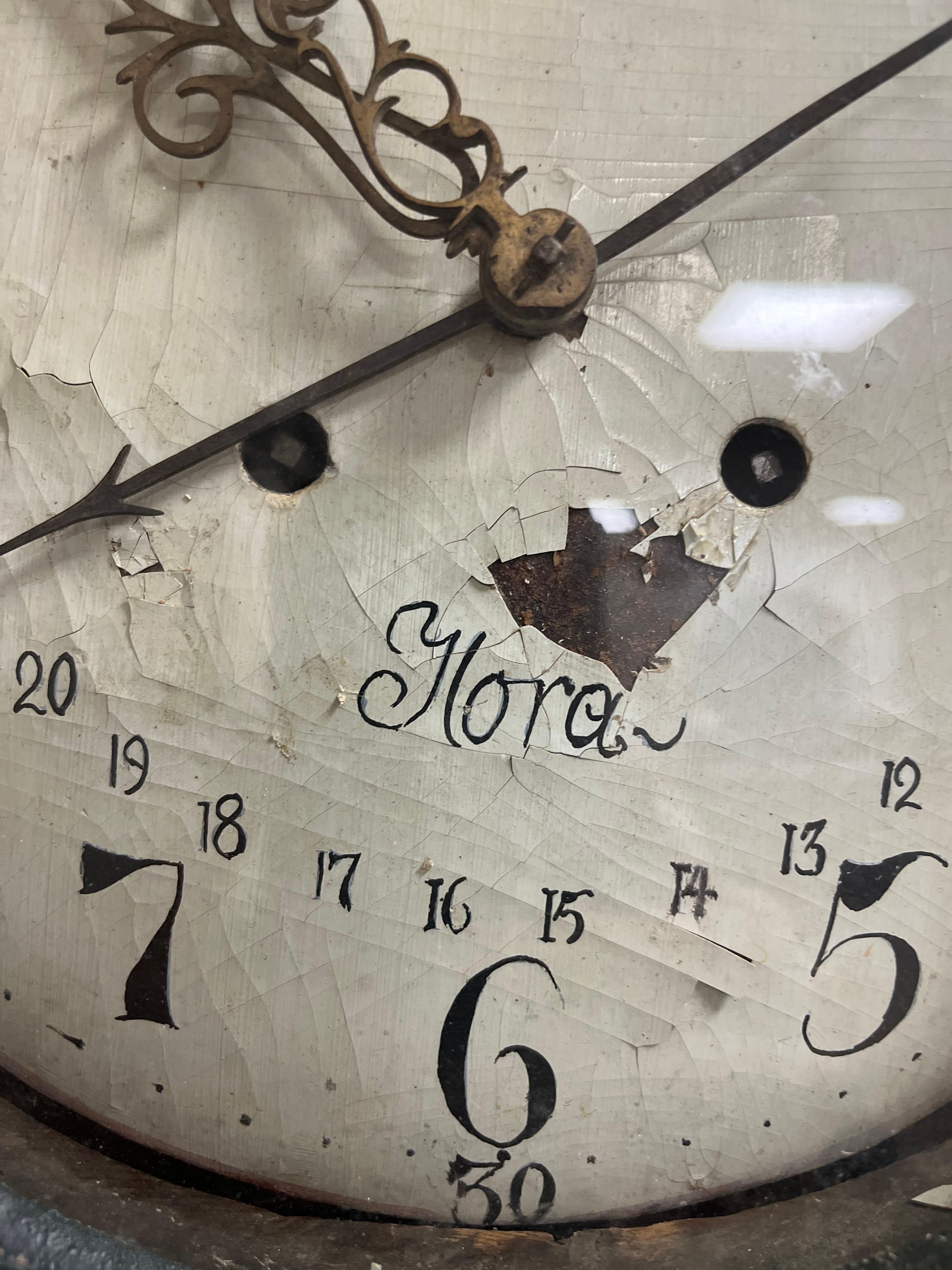 19th Century Swedish Mora Case Clock For Sale 5