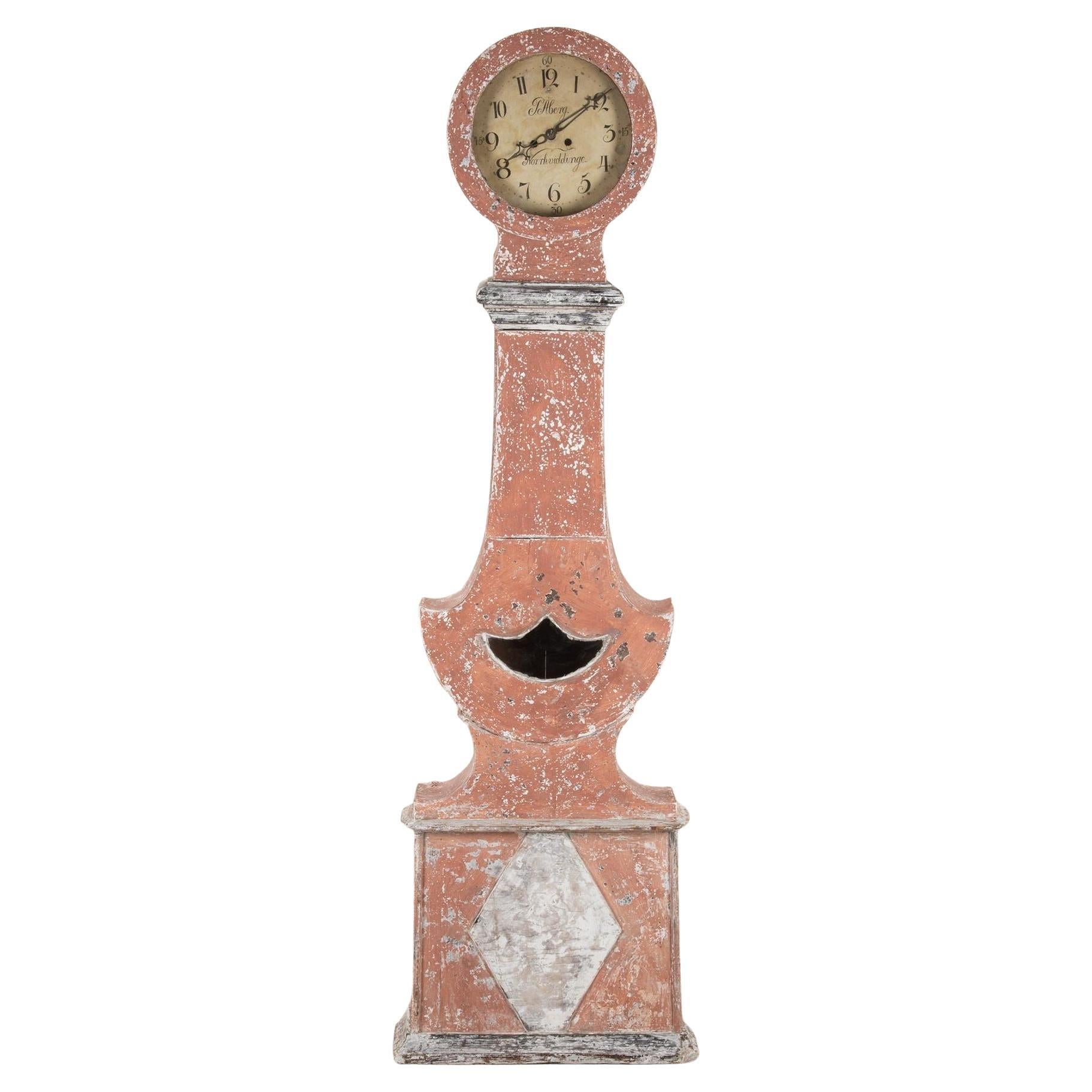 19th Century Swedish 'Mora' Clock For Sale