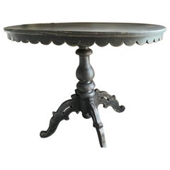 19th Century Swedish Neo-Gothic tripod table