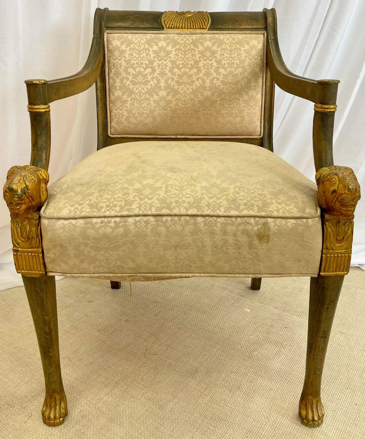 19th Century Swedish Neoclassical Arm Chairs, a Pair, Fauteuils, Europe, 19th C. 5