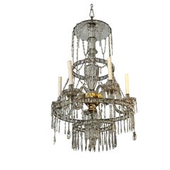 19th Century Swedish Neoclassical Chandelier