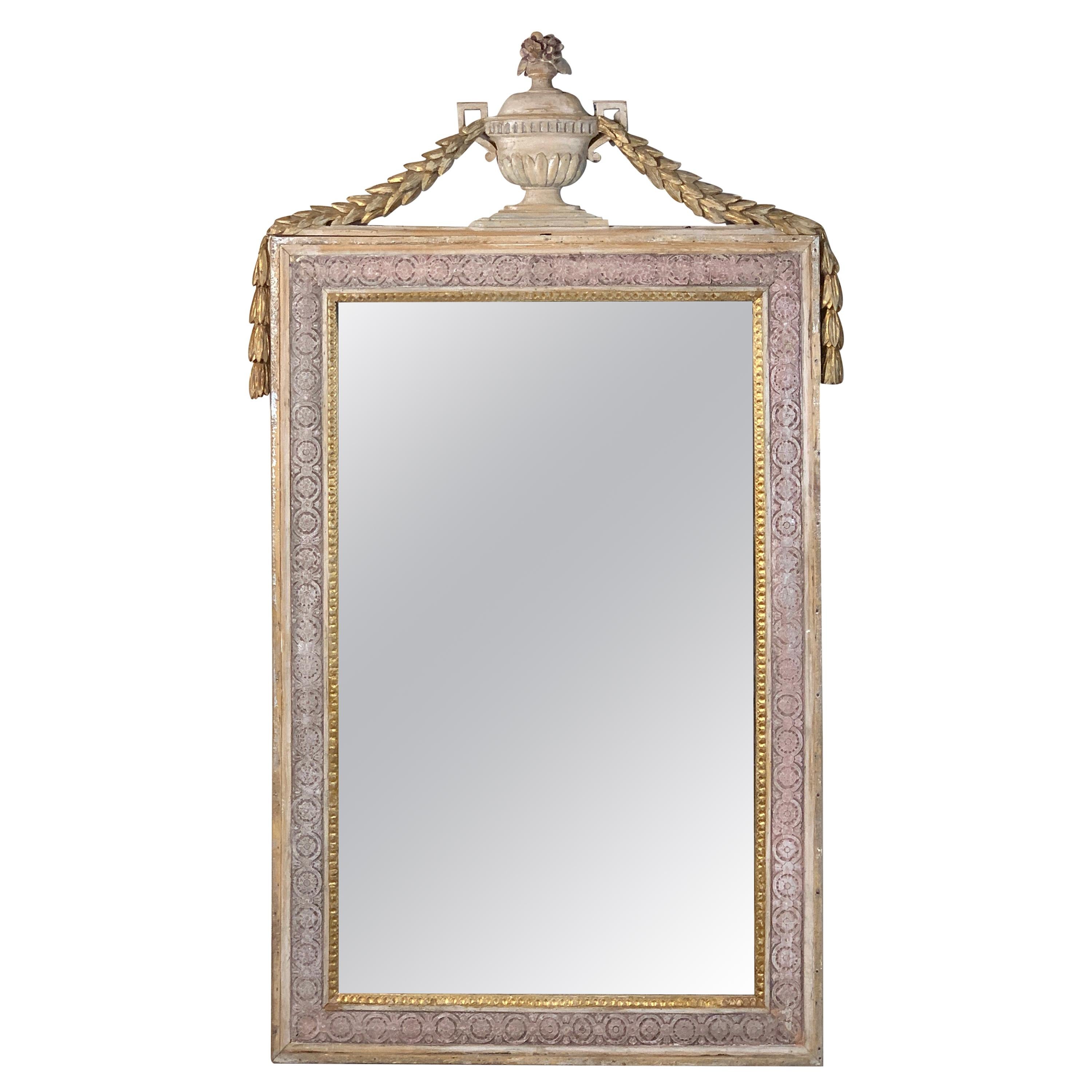 19th Century Swedish Neoclassical Mirror