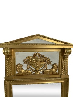 19th Century Swedish Neoclassical Pier Mirror