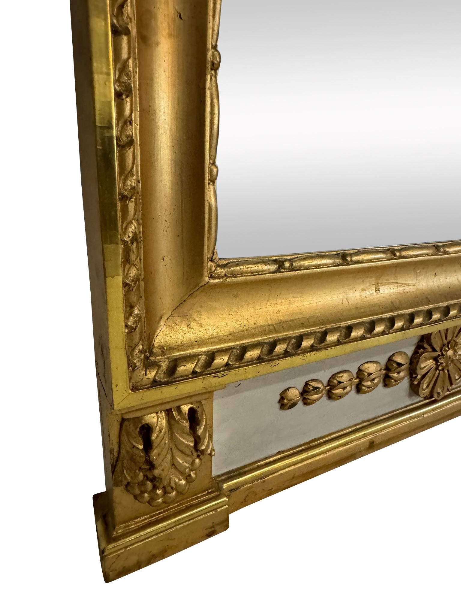 19th Century Swedish Neoclassical Pier Mirror For Sale 1