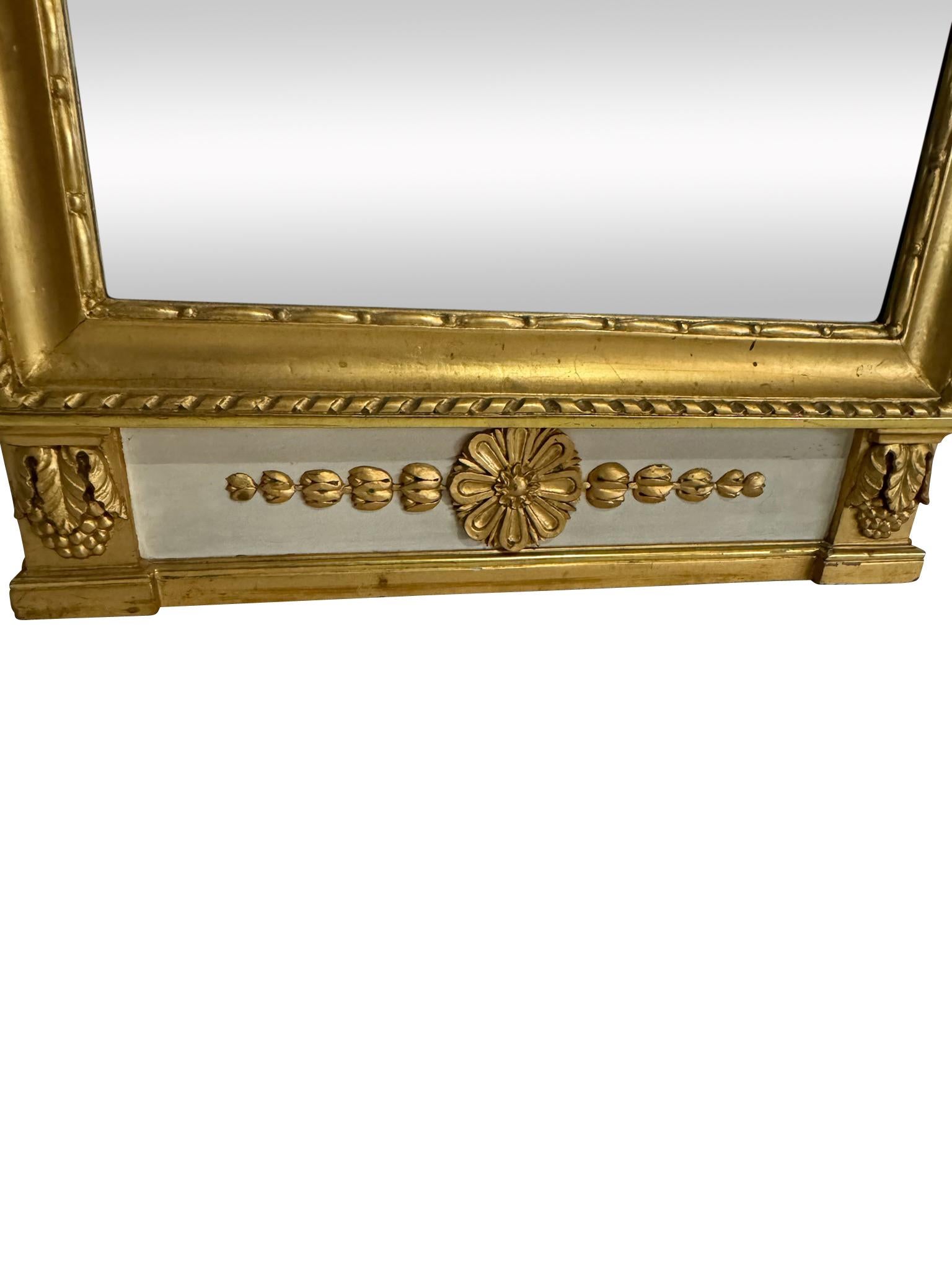 19th Century Swedish Neoclassical Pier Mirror For Sale 2