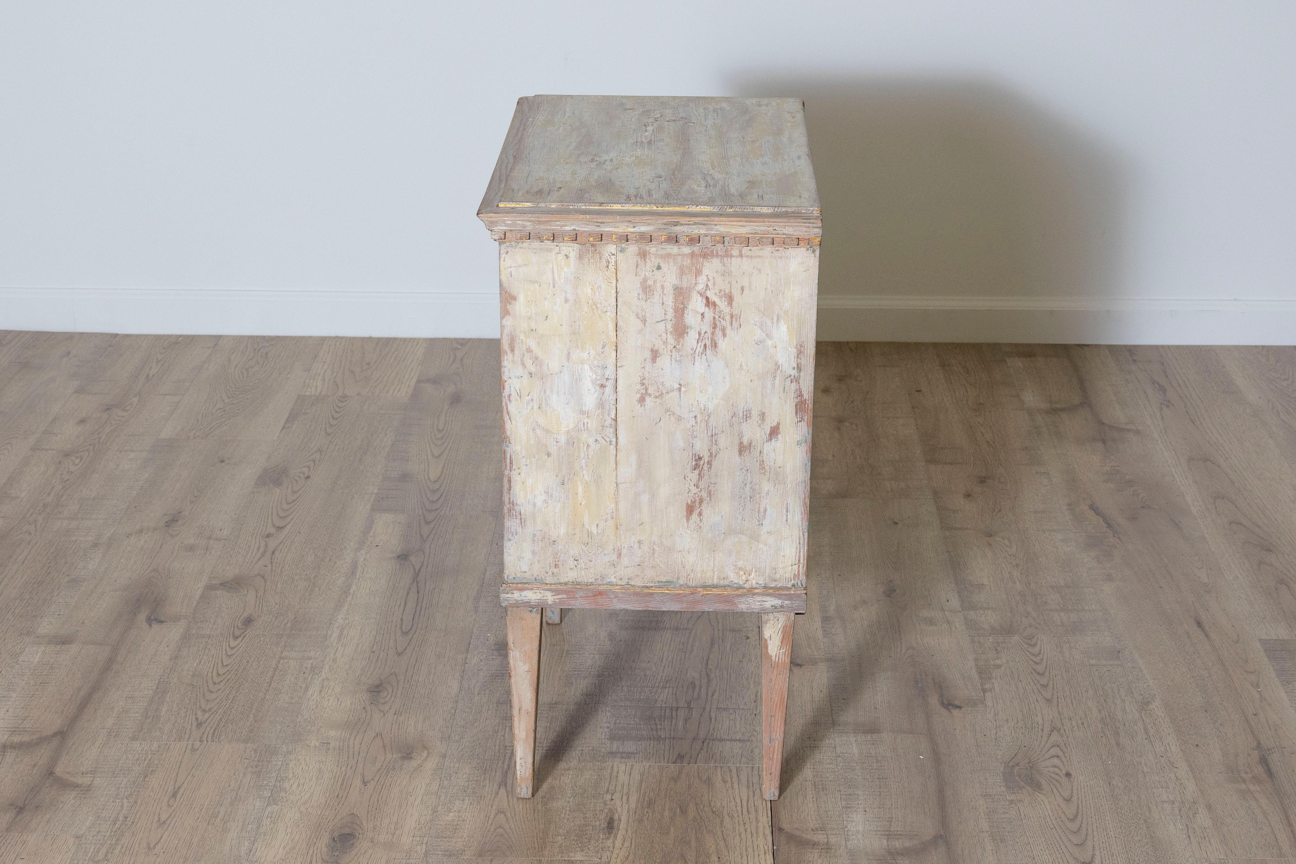 Pine 19th Century Swedish Nightstand Circa 1820