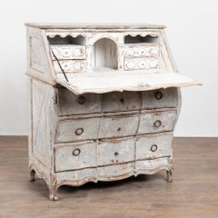 19th Century Swedish Oak Ladies’ Writing Desk Secretary