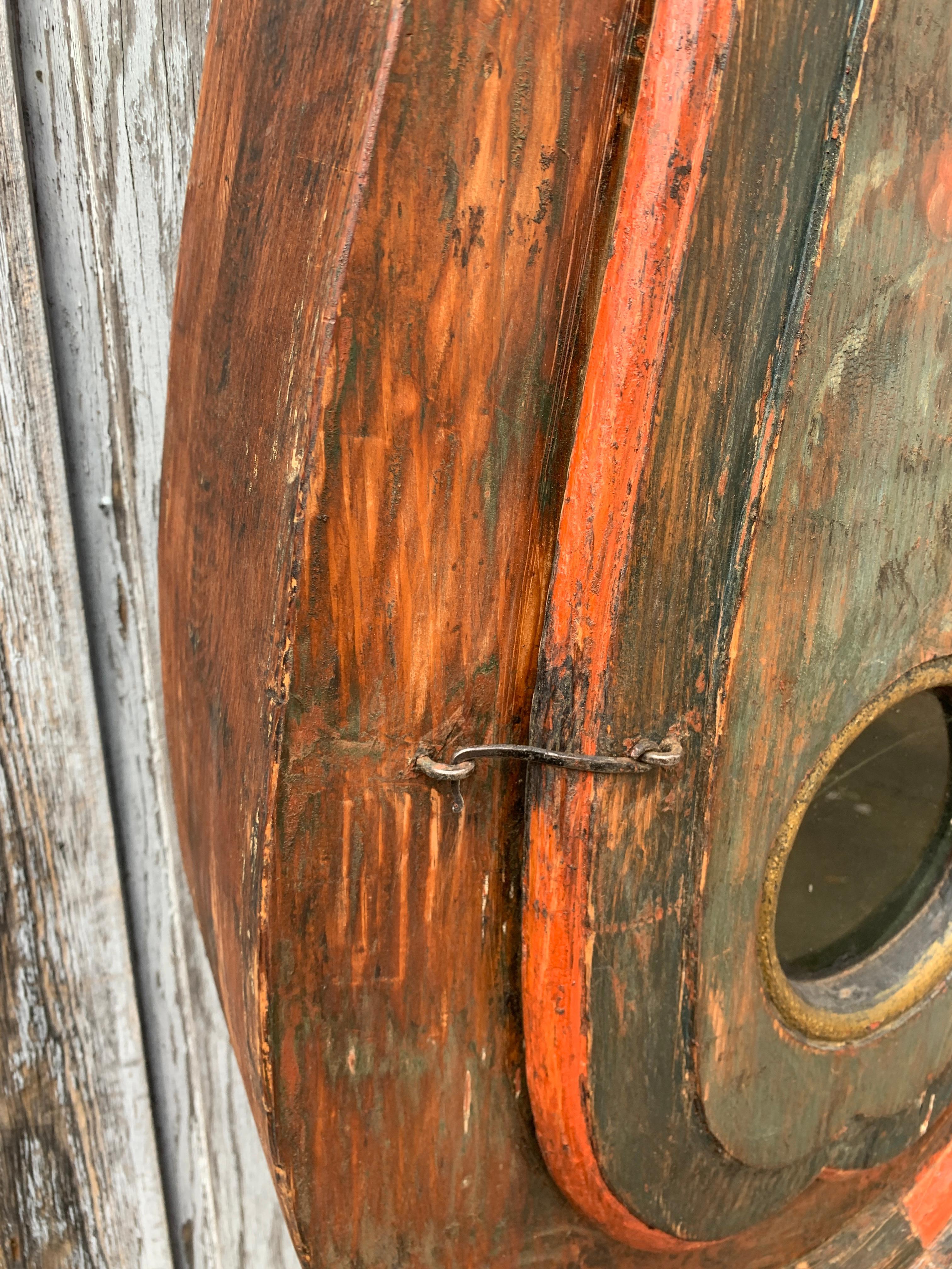 19th Century Swedish Original Painted Mora Clock For Sale 3
