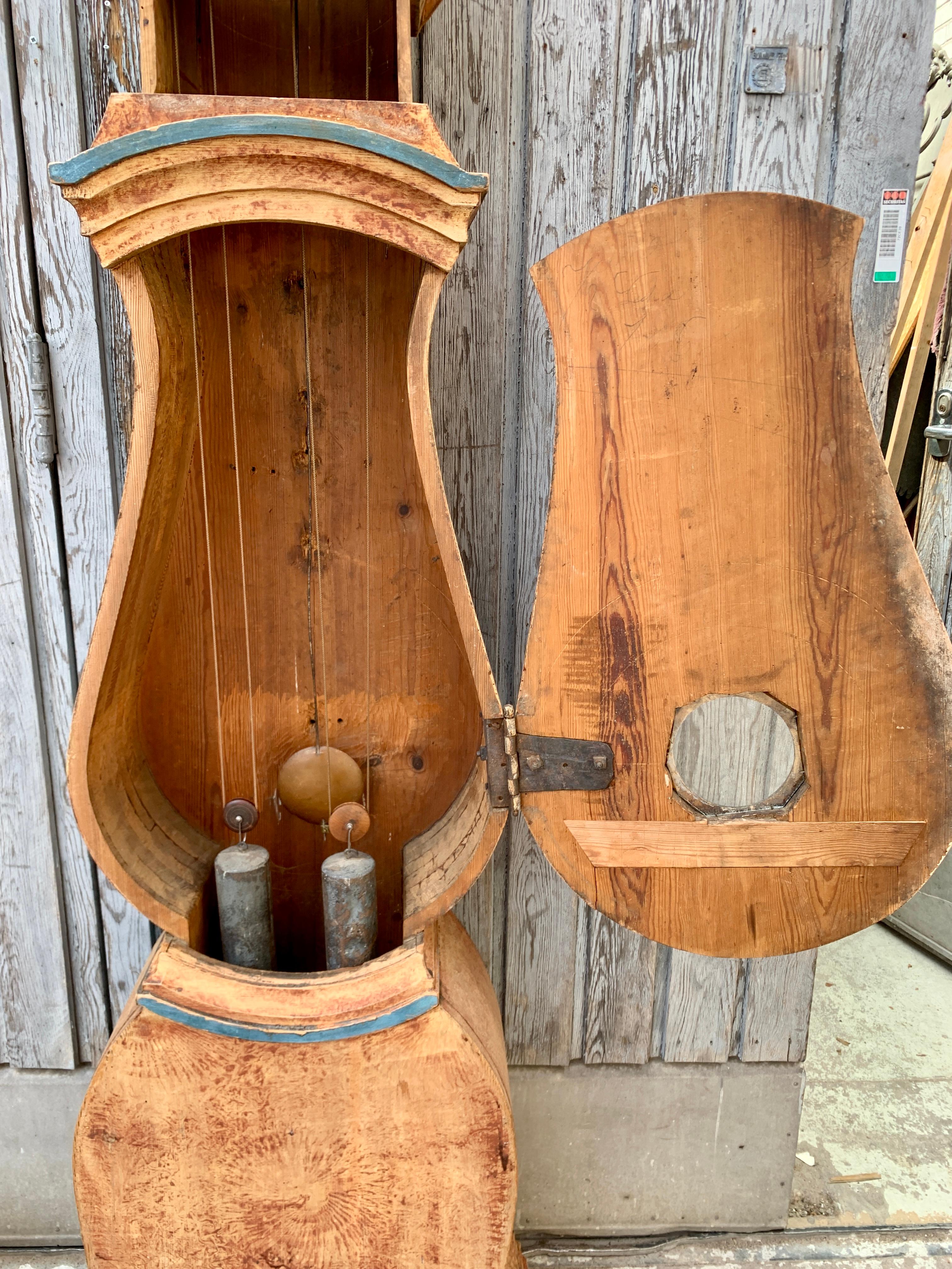 19th Century Swedish Original Painted Mora Clock 8