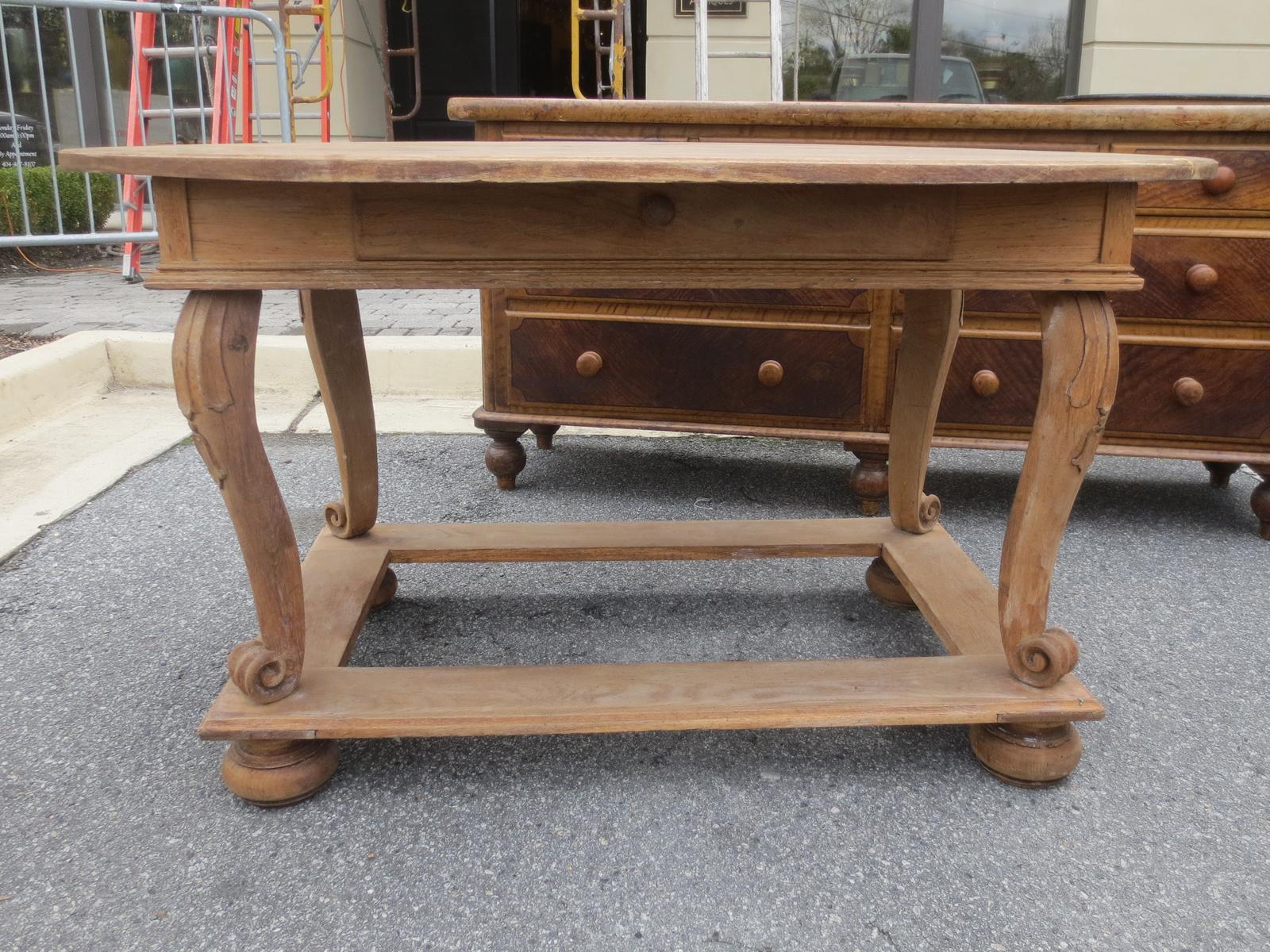 19th century Swedish oval center table
One drawer.