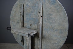 19th Century Swedish Oval Tilt-Top Side Table