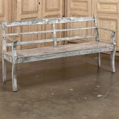 19th Century Swedish Painted Bench