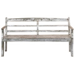 19th Century Swedish Painted Bench