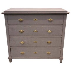 19th Century Swedish Painted Commode Secretaire