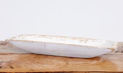 19th Century Swedish Painted Dugout Bowl