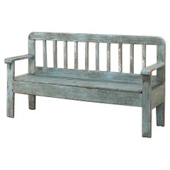 Banc d'entre sudois peint du 19me sicle