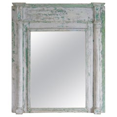 19th Century Swedish Painted Mirror 19th Century Swedish Painted Mirror