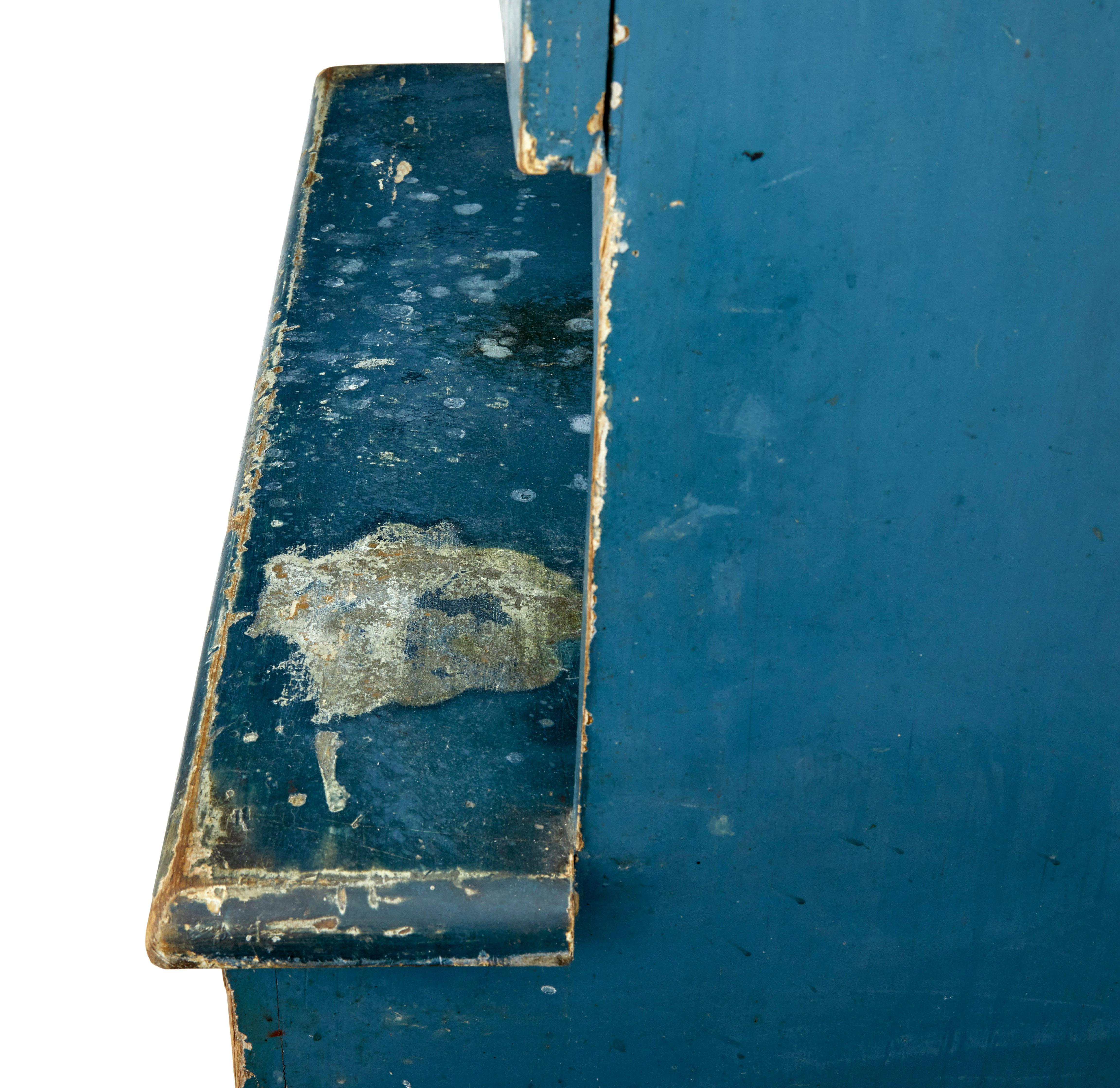 19th Century Swedish Painted Pine Kitchen Cupboard 2