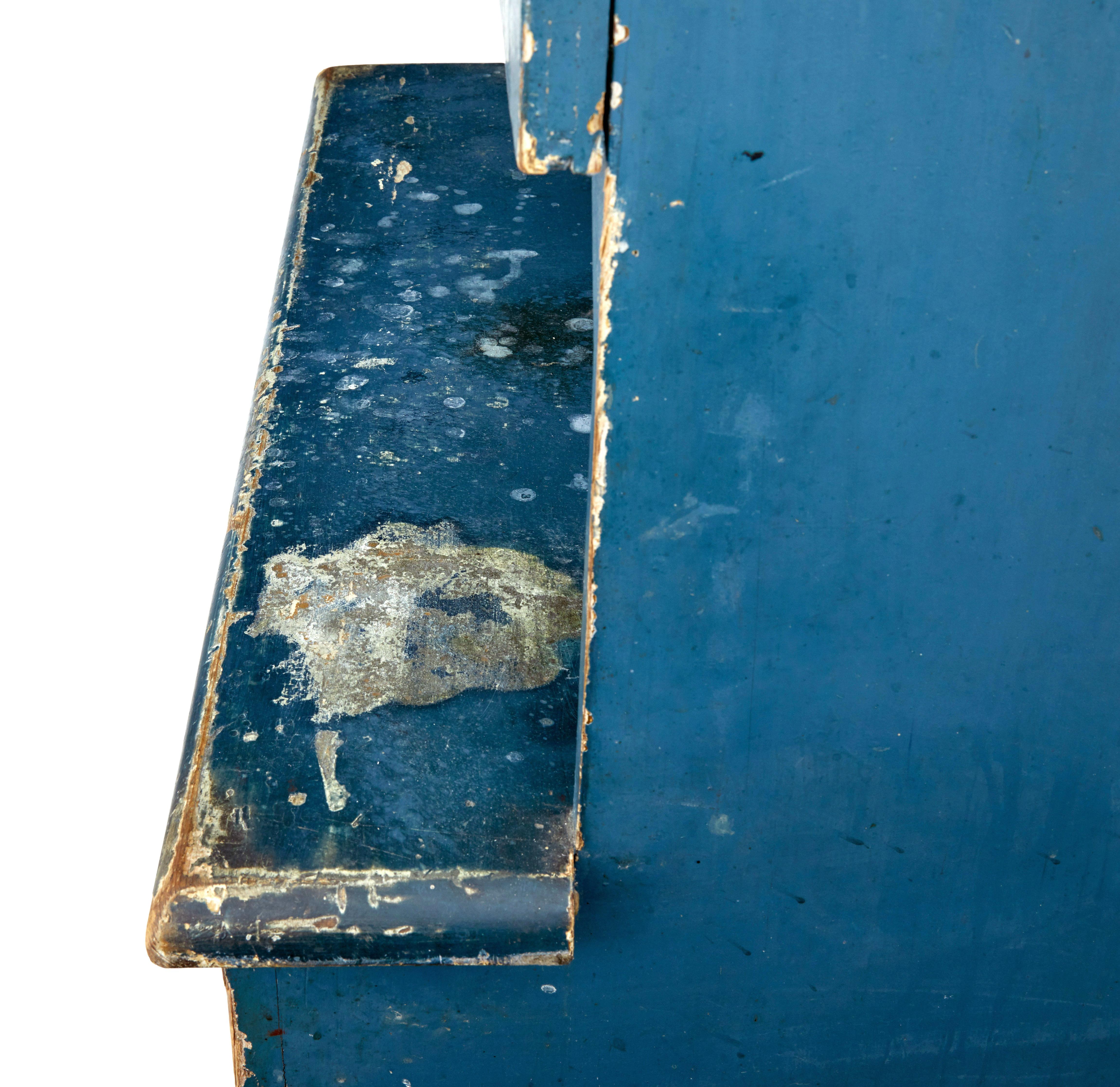 19th Century Swedish Painted Pine Kitchen Cupboard 3