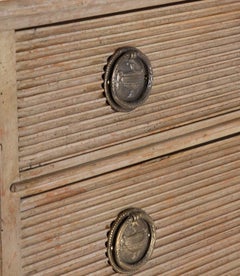 19th Century Swedish Painted Tall Boy Chest