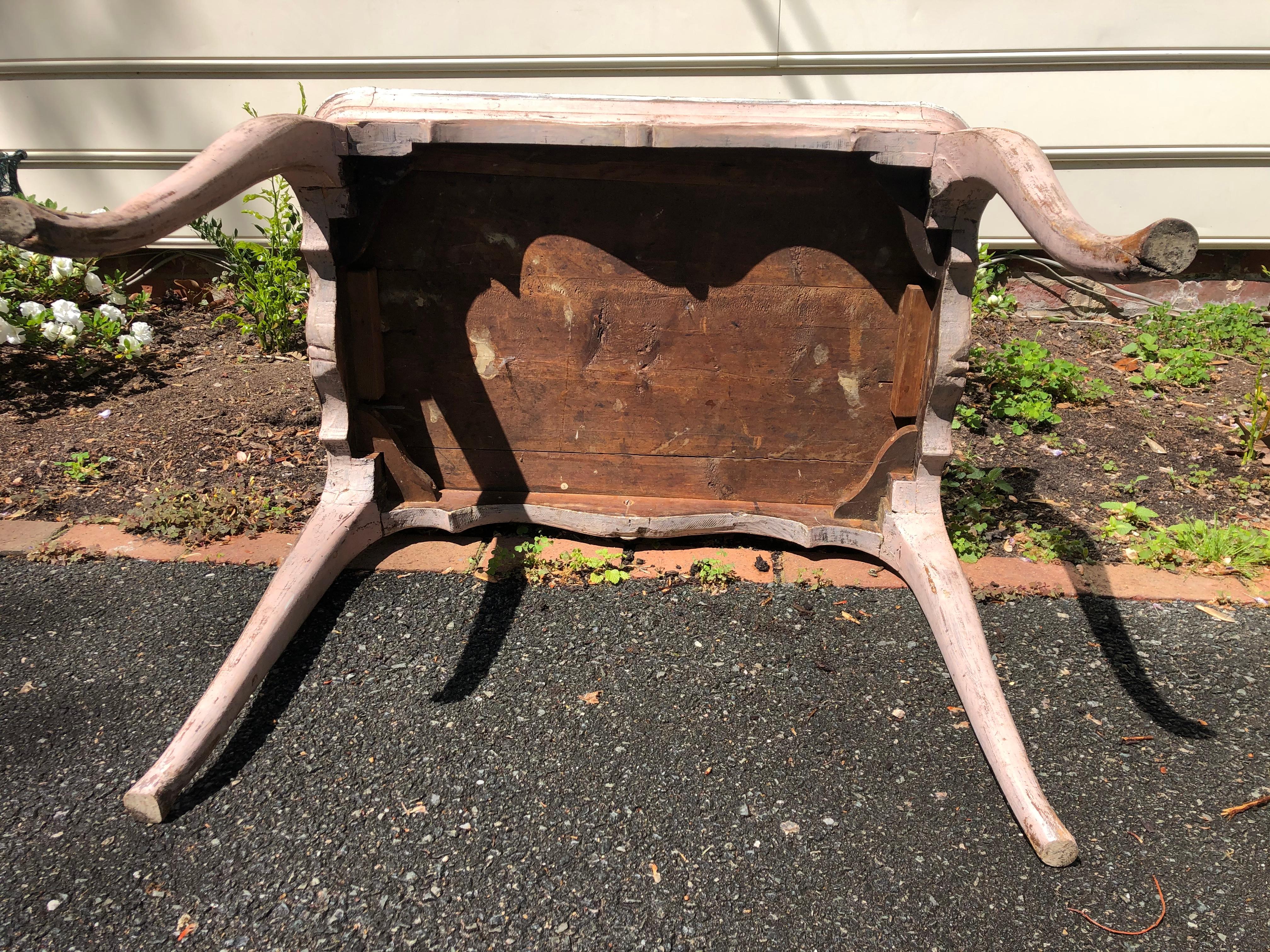 Wood 19th Century Swedish Painted Tray Table