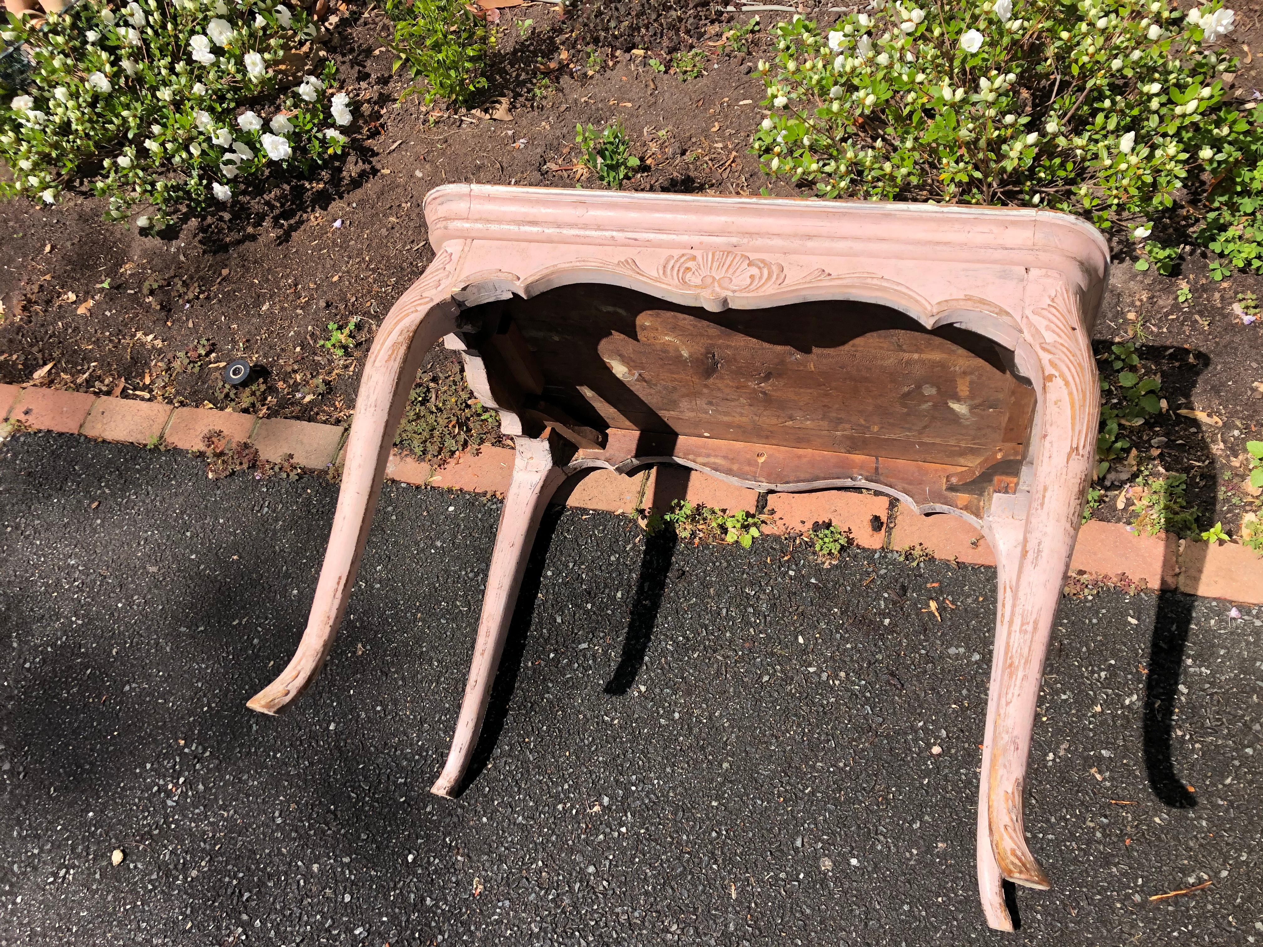 19th Century Swedish Painted Tray Table 1