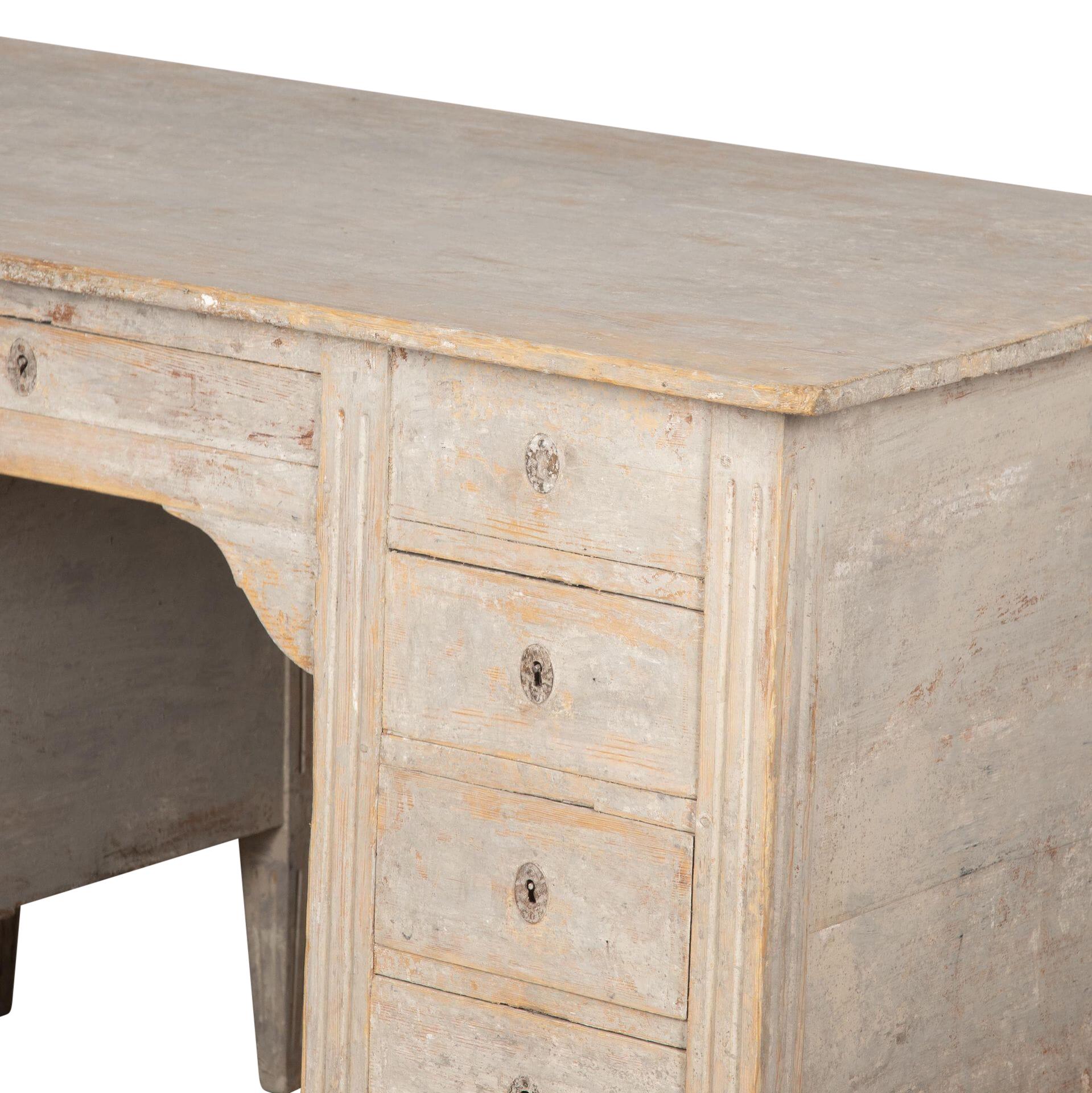 19th Century Swedish Partners Desk In Good Condition For Sale In Tetbury, Gloucestershire