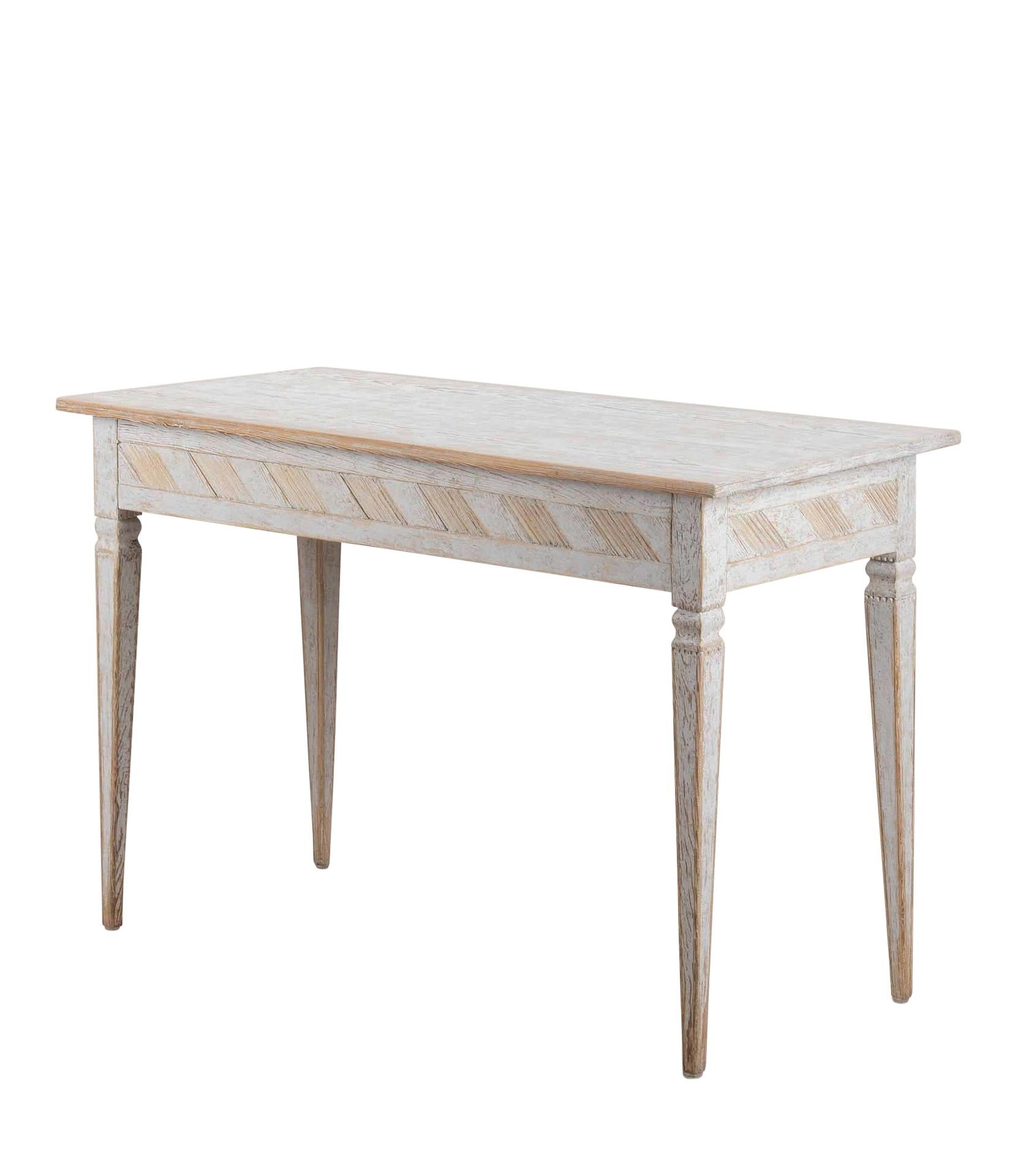 Legno Tavolo Gustavo di epoca svedese del XIX secolo