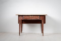 19th Century Swedish Pine Gustavian Country Side Table
