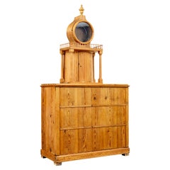 Armoire de cuisine suédoise en pin du 19ème siècle