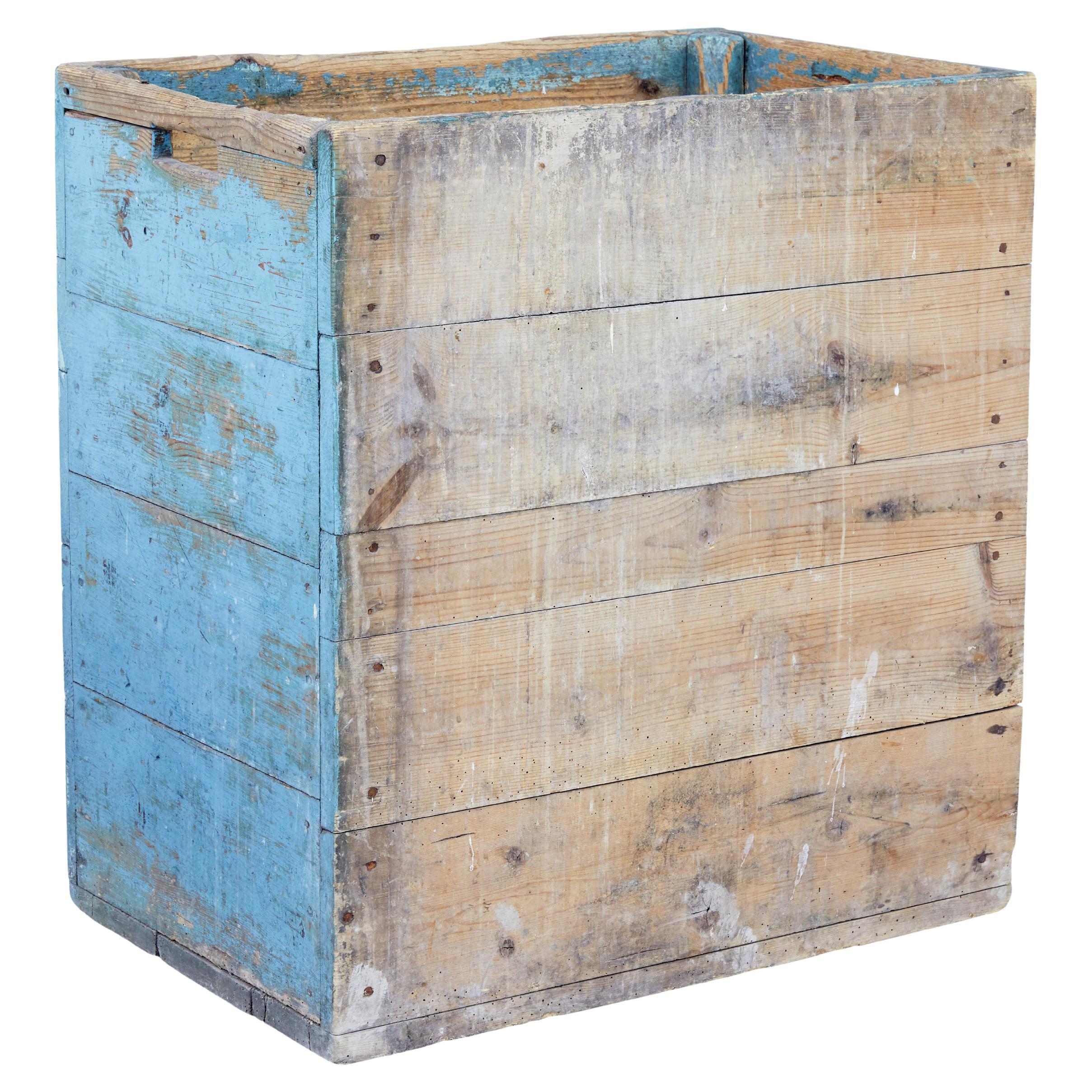 19th Century Swedish Pine Log Box