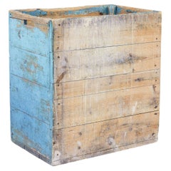 Antique 19th Century Swedish pine log box
