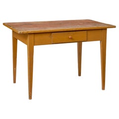 19th century Swedish pine painted table