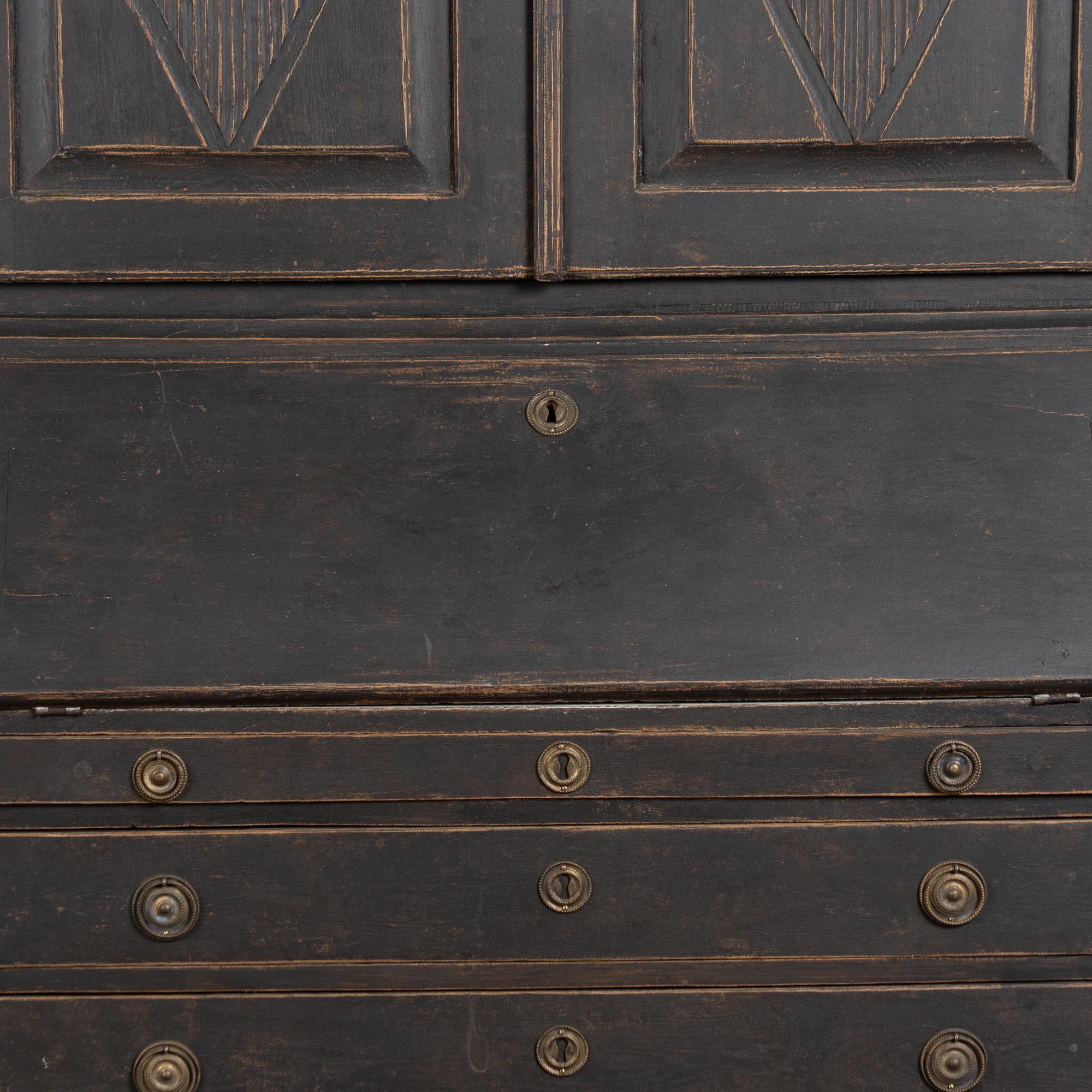 Segreteria in pino svedese del XIX secolo in vendita 7