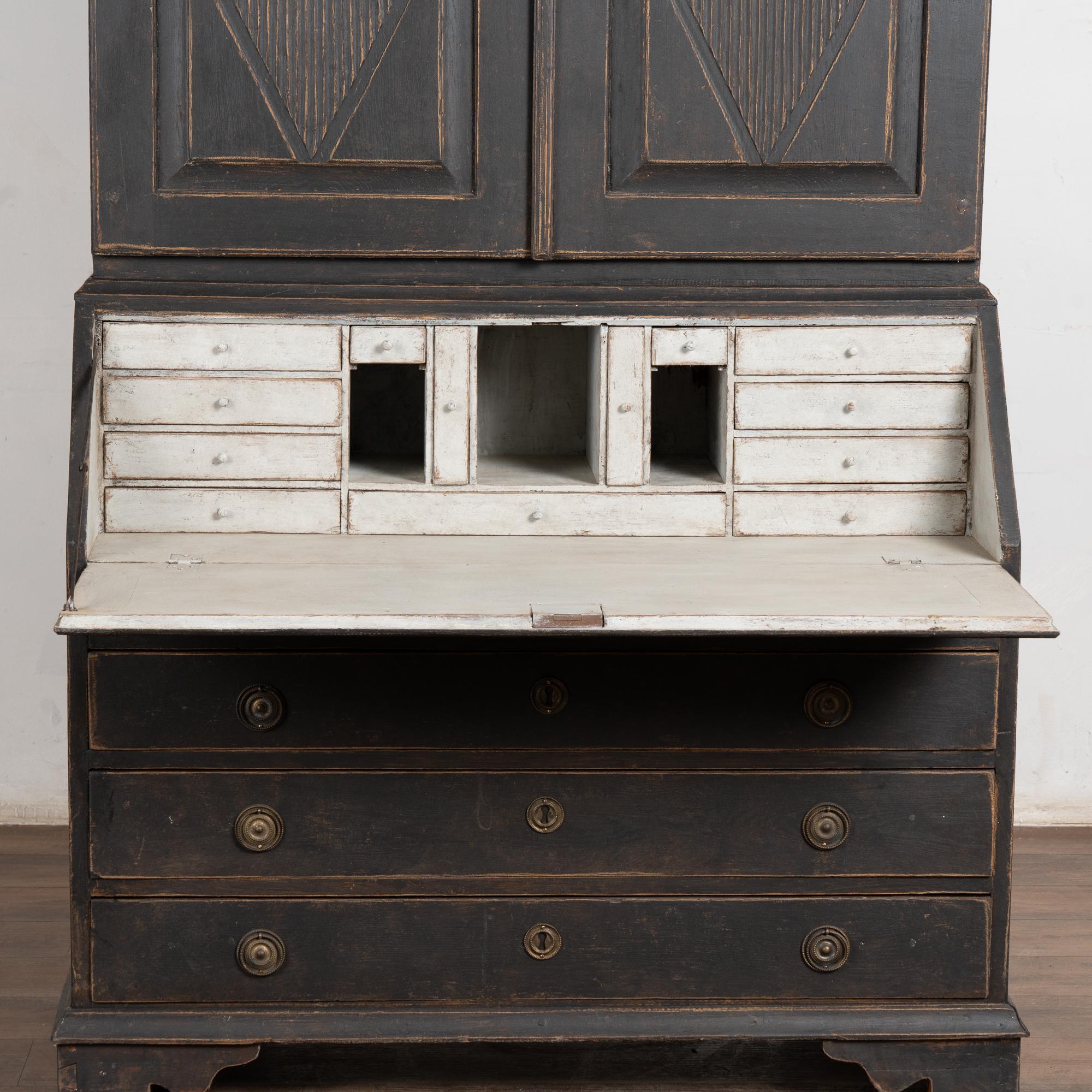 Segreteria in pino svedese del XIX secolo in vendita 8