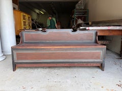 Antique Swedish Gustavian Pinewood Pull-Out Bench, Circa 1870