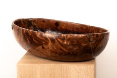 19th Century Swedish Primitive Allmoge Burl Bowl