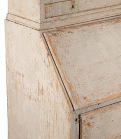 19th Century Swedish Provincial Gustavian Secretary Cabinet