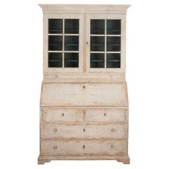 19th Century Swedish Provincial Gustavian Secretary Cabinet