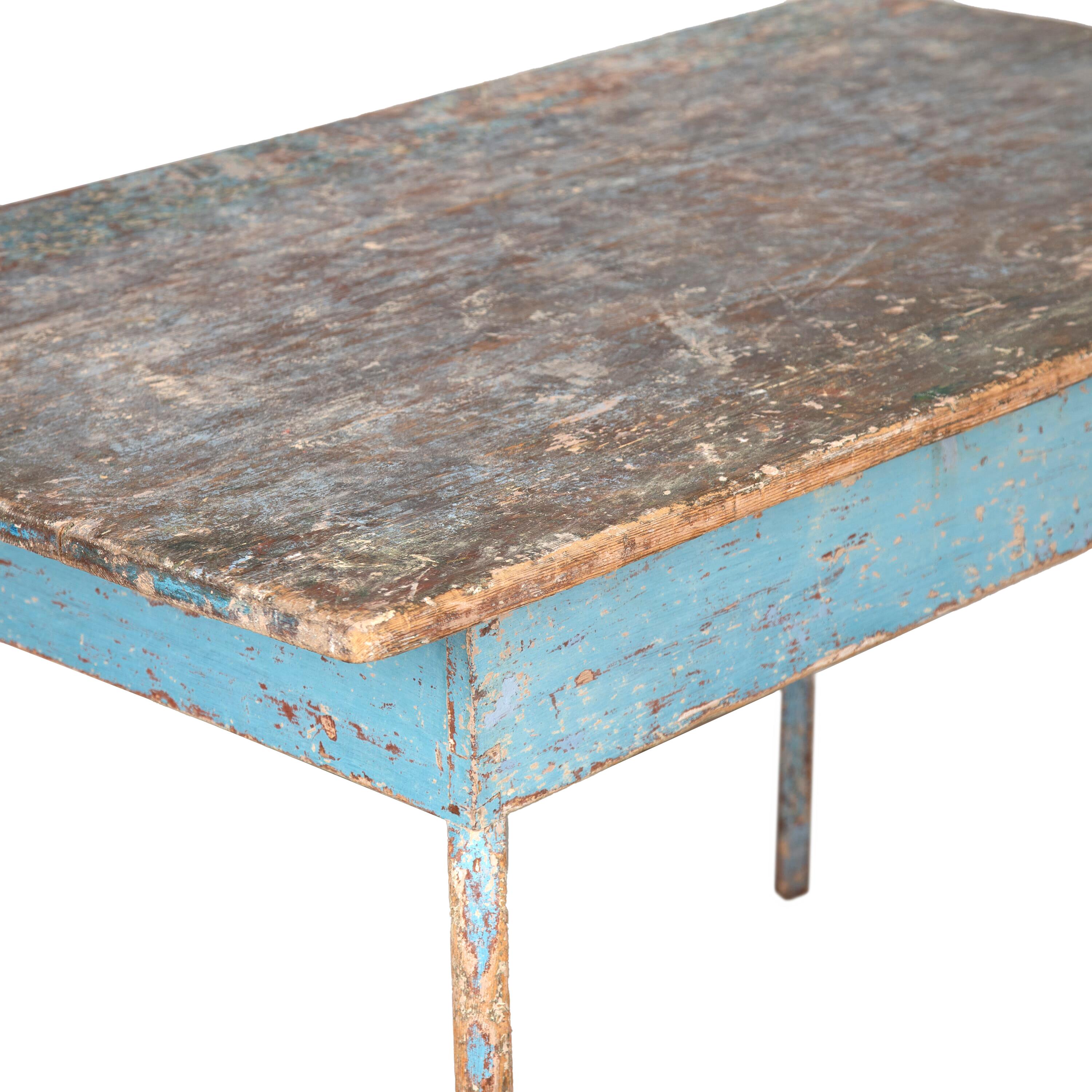 XIXe siècle Table rococo provinciale suédoise du 19ème siècle en vente