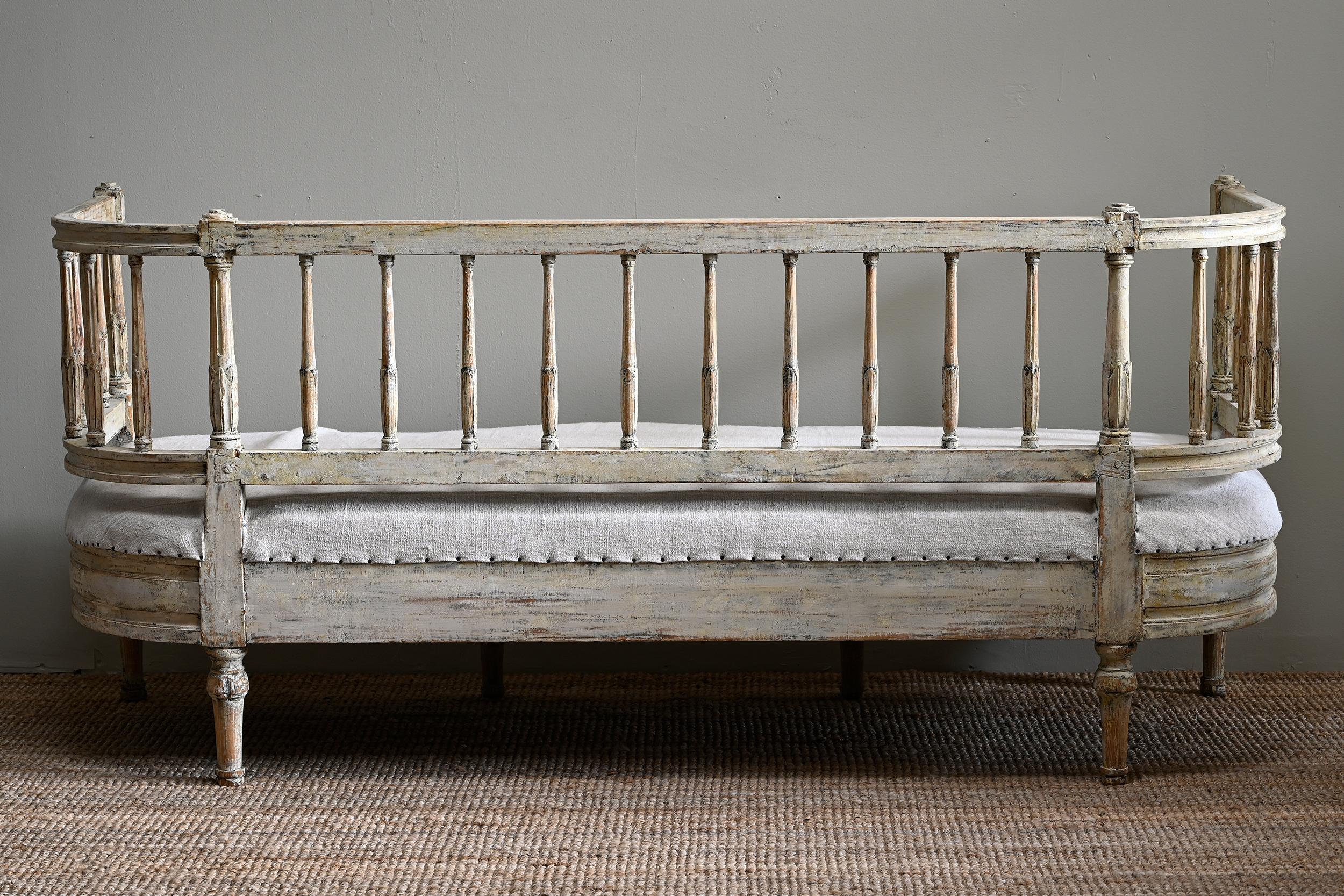 Gustavian 19th Century Swedish Provincial Sofa