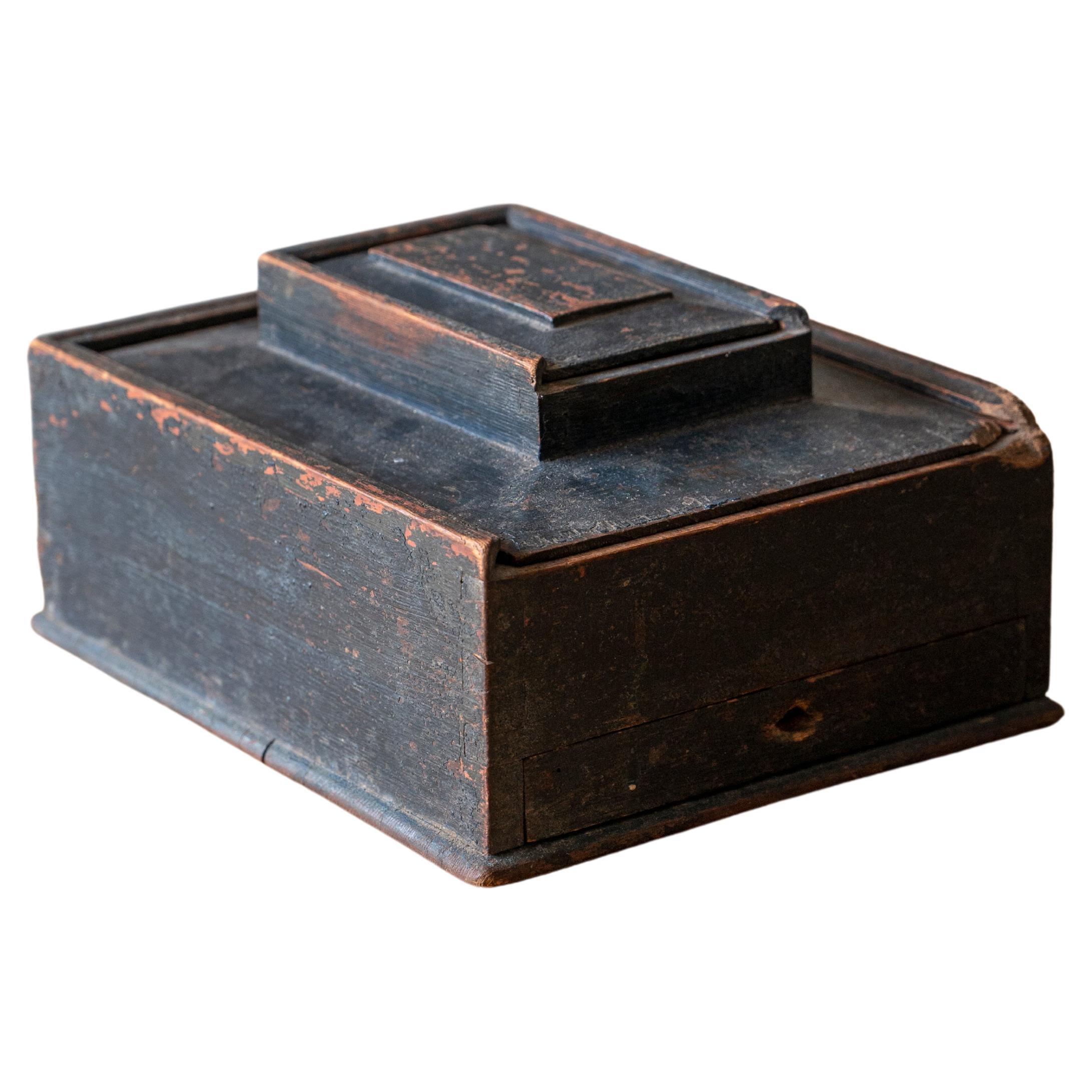 19th Century Swedish Provincial Spice Box For Sale